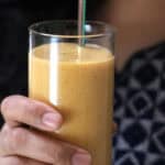 Persimmon Smoothie Recipe - Fall & Christmas Holiday Breakfast, Snack Idea.