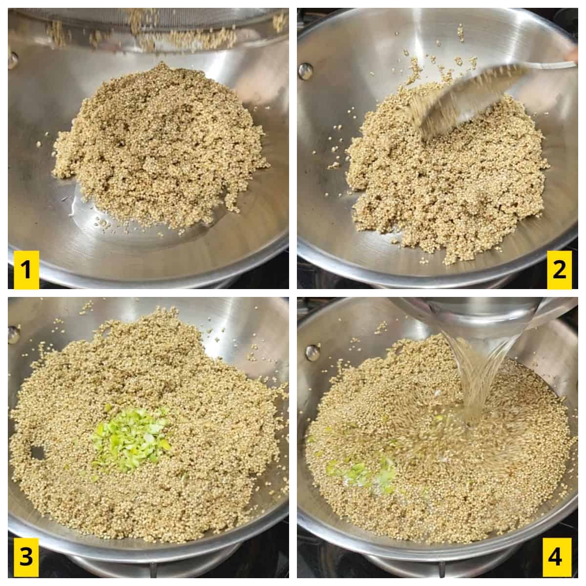 How to cook soft and fluffy quinoa stovetop.