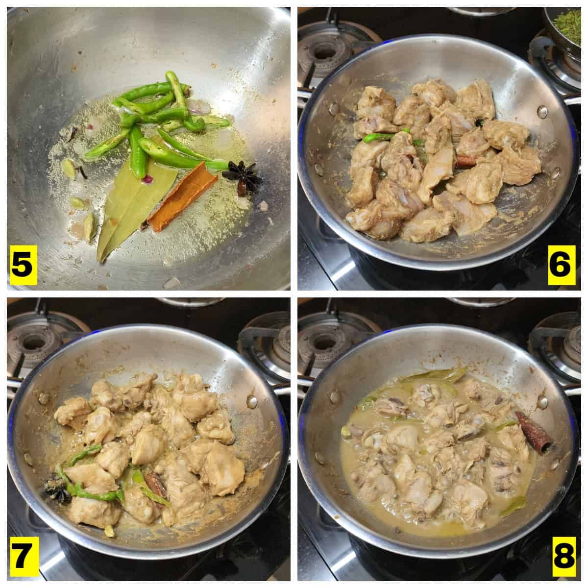 How to cook bone in chicken for gravy or curry?