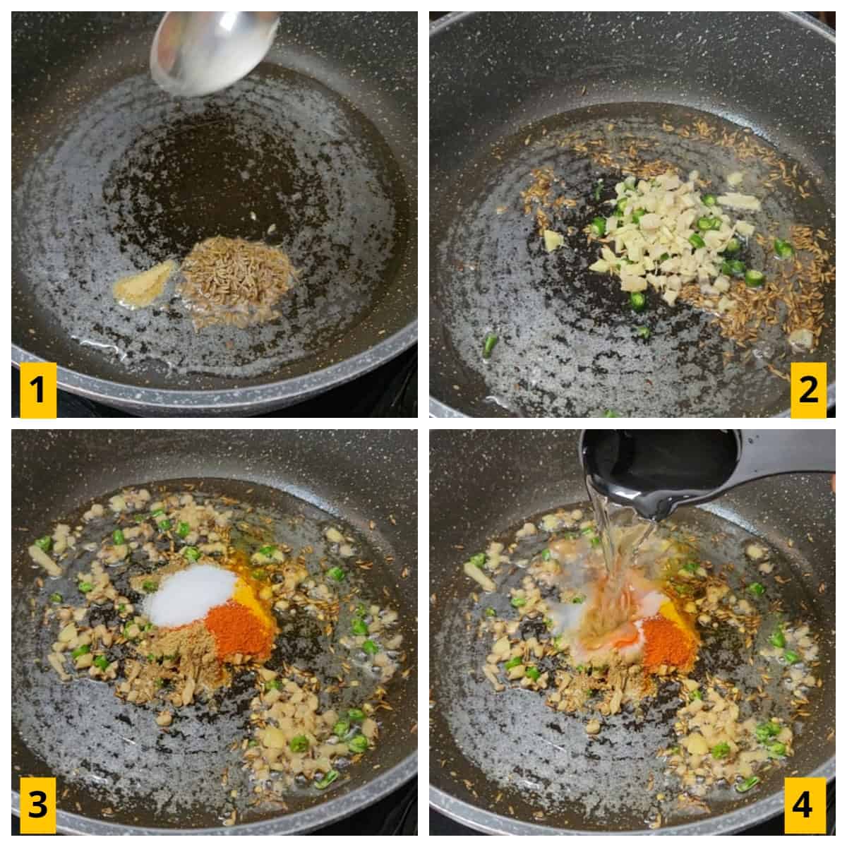 How to make dhaba style jeera aloo at home?