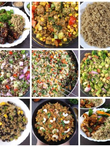 Easy & healthy quinoa salad recipes for weight loss, protein-rich diets, meal prep, and more.