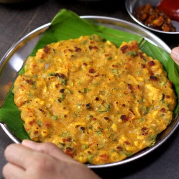 Besan Chilla | Chickpea Protein Pancakes | Indian recipe for any meal (breakfast, lunch, dinner).