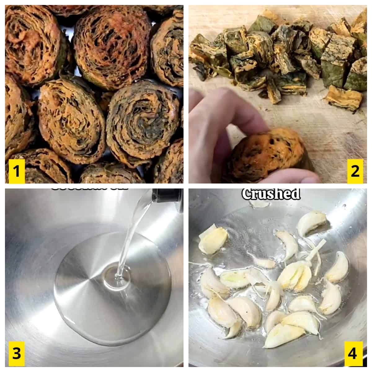making of oggarane patrode with leftover patrado