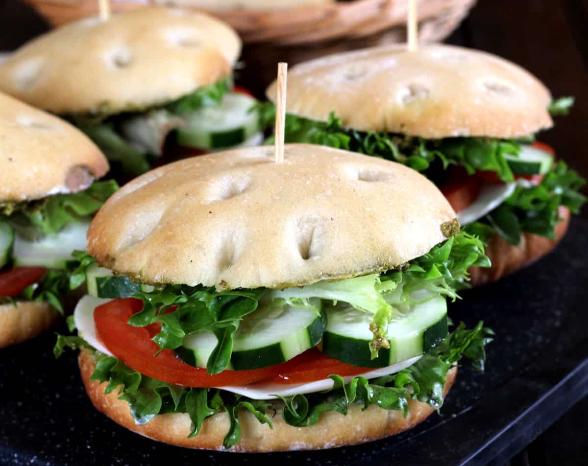 Best Vegetarian Ciabatta Sandwich Recipe | Easy Cafe-Style Lunch or Dinner idea.
