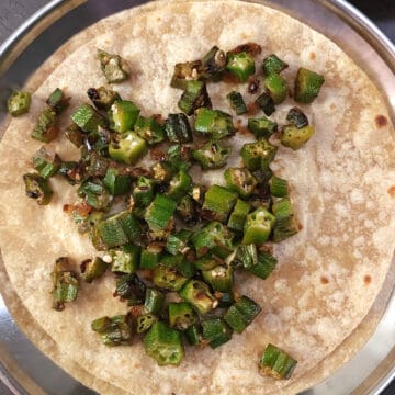 Not slimy, crispy okra fry (pan-fried), bhindi fry, or ladyfinger recipe.