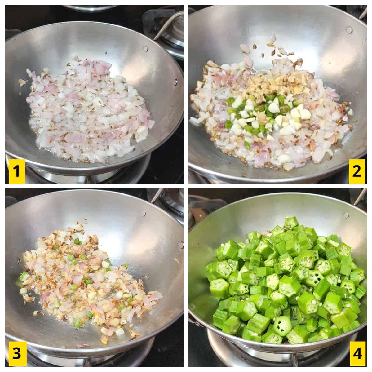 How to make okra fry or crispy bhindi fry?