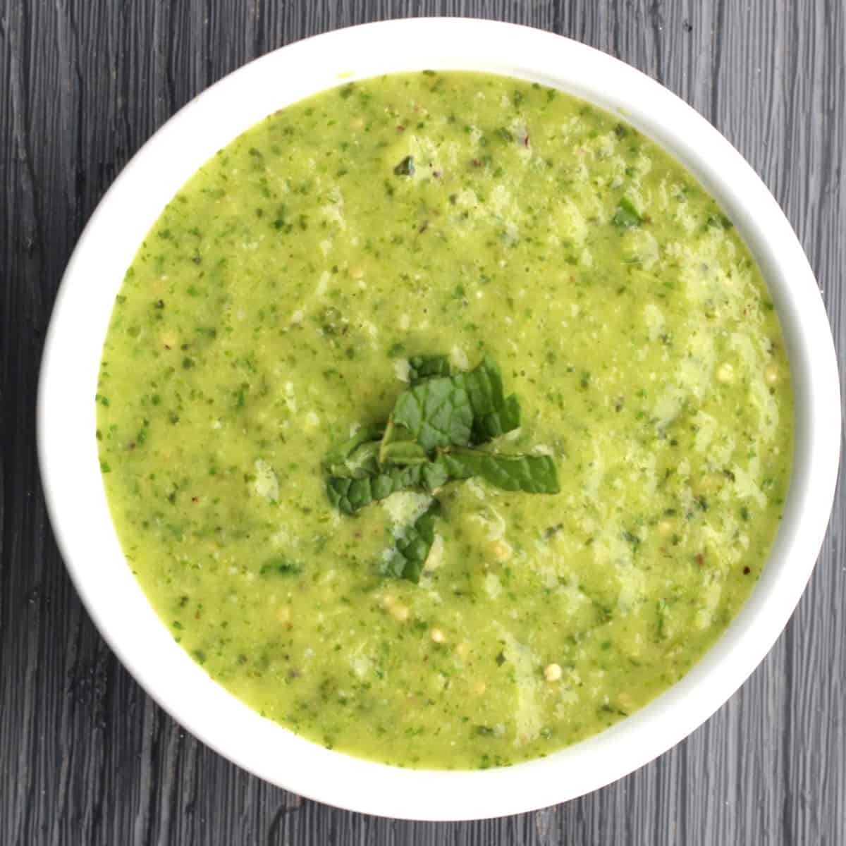 Tomatillo Dip Recipe | 10-minute Mexican Salsa Verde - side dish for tacos, chips, tortillas.