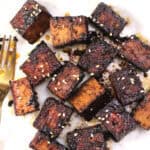 Best-ever marinated tofu | Crispy and high-protein vegan meal idea. Easy tofu recipes.