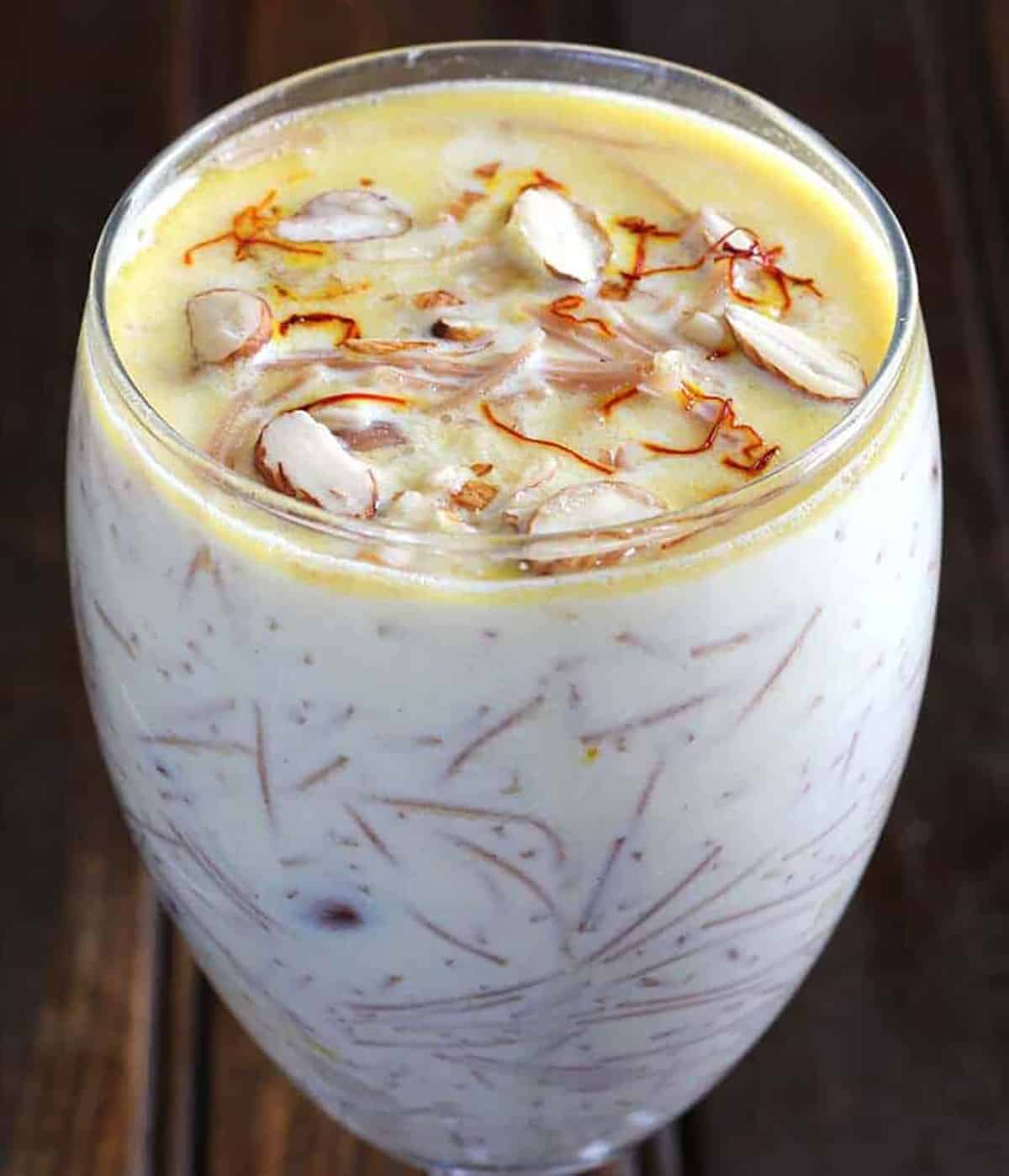 Vermicelli Kheer (Semiya Payasam) - Indian dessert made with vermicelli (thin noodles) for festivals.