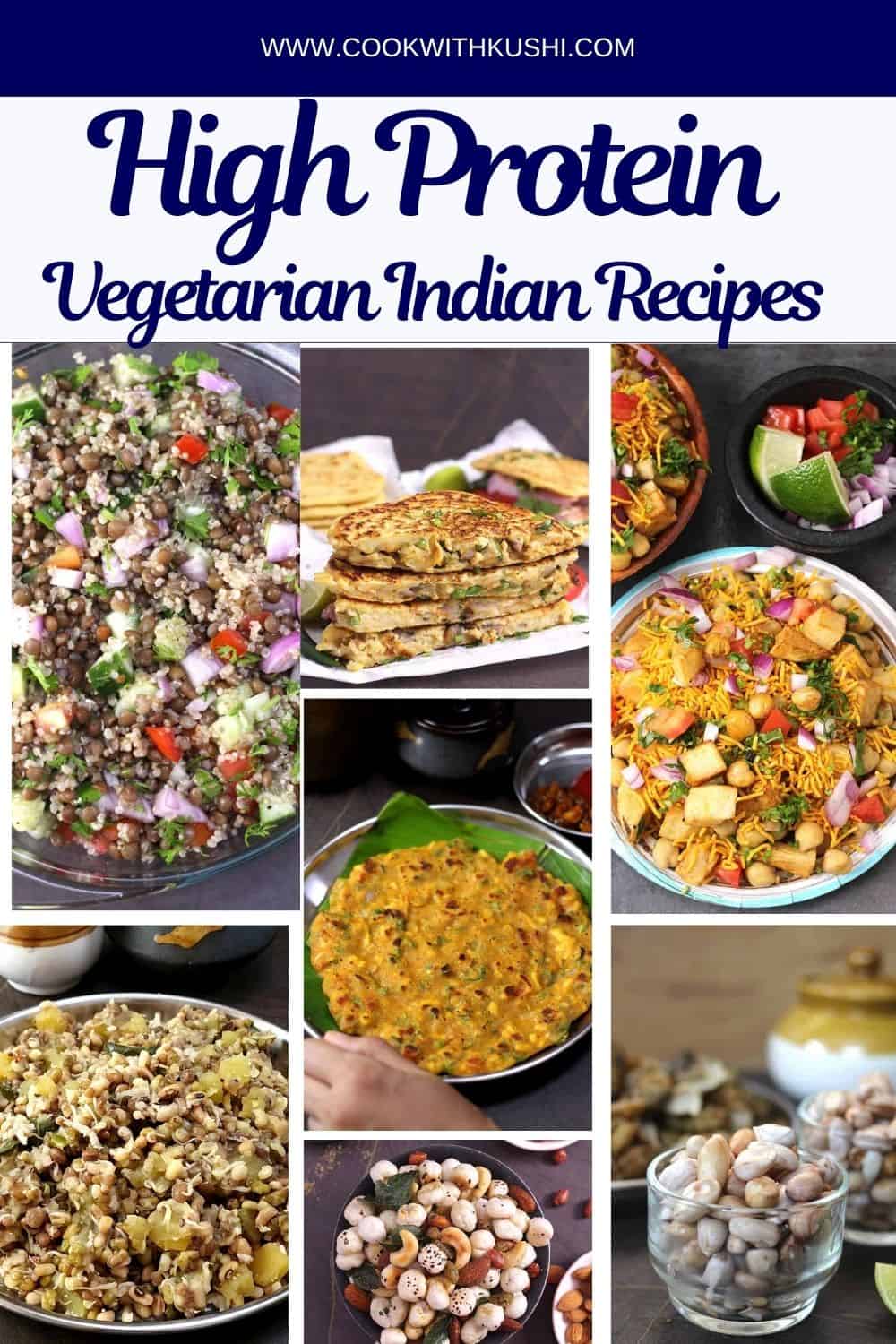 High protein vegetarian meal ideas.