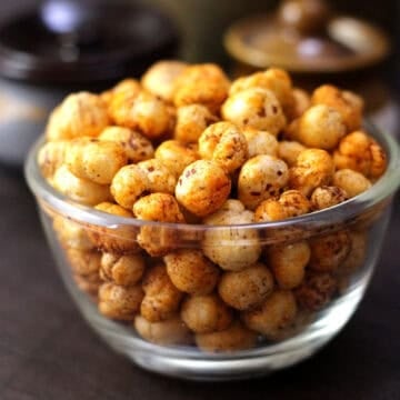 Spicy Makhana Recipe | Roasted Foxnut Snack | Indian snack for Navratri, diwali, travel, tea time.
