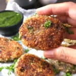 Sabudana aloo tikki | Sago potato cutlet - Indian snack recipe for vrat, fasting, tea-time.