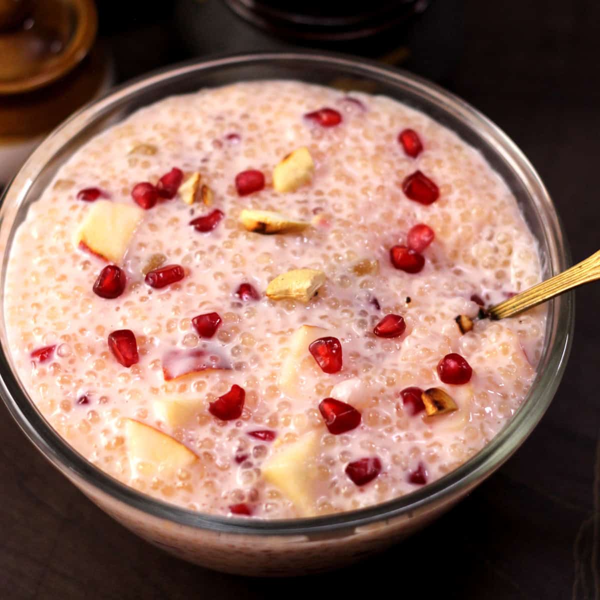 Creamy Tapioca Pudding | Sabudana Pudding | Sago Dessert - Cook with Kushi